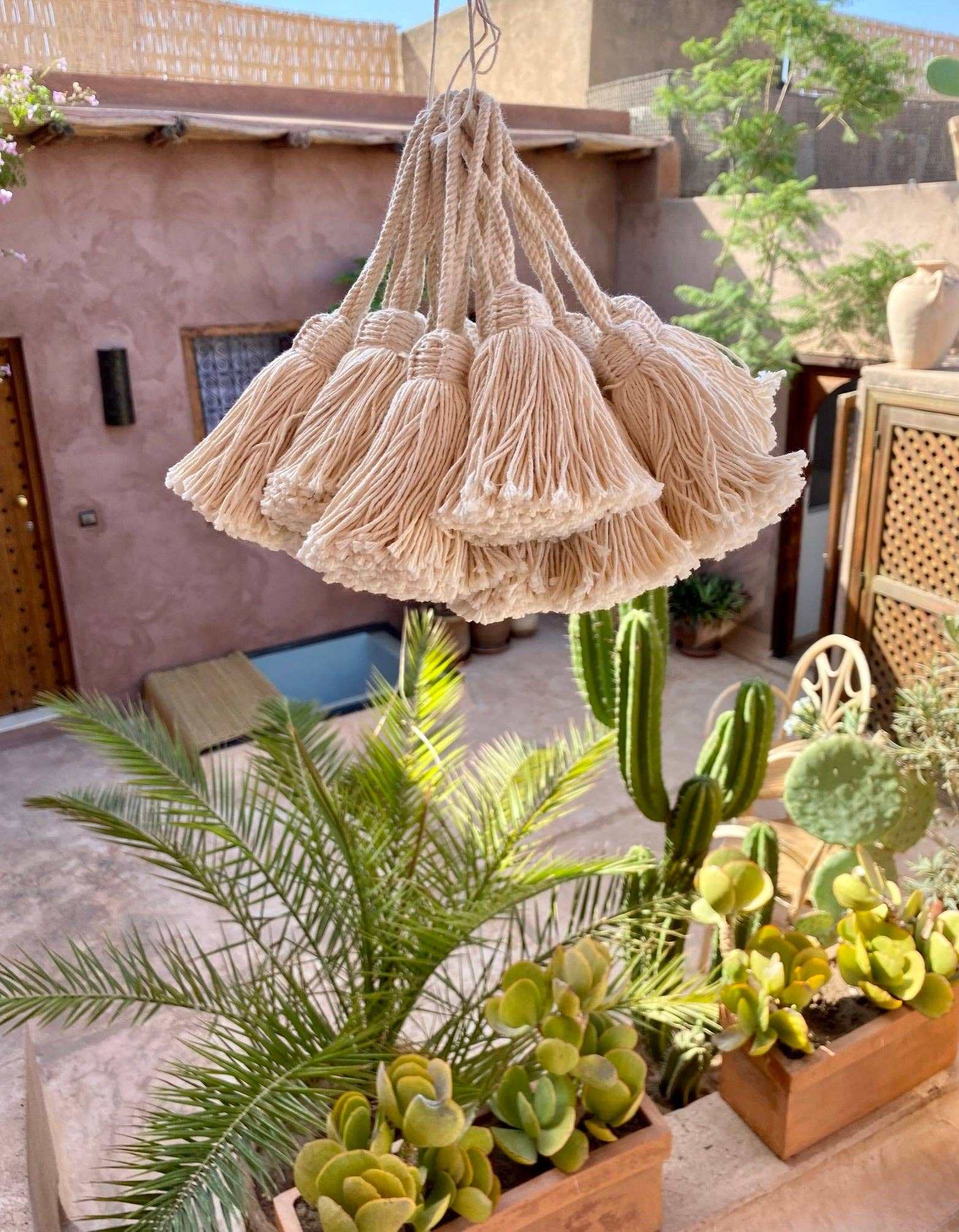 SOUK in the CITY - Wholesale Decorative Tassel/Wall Drop - COTTON Braided Tassels1