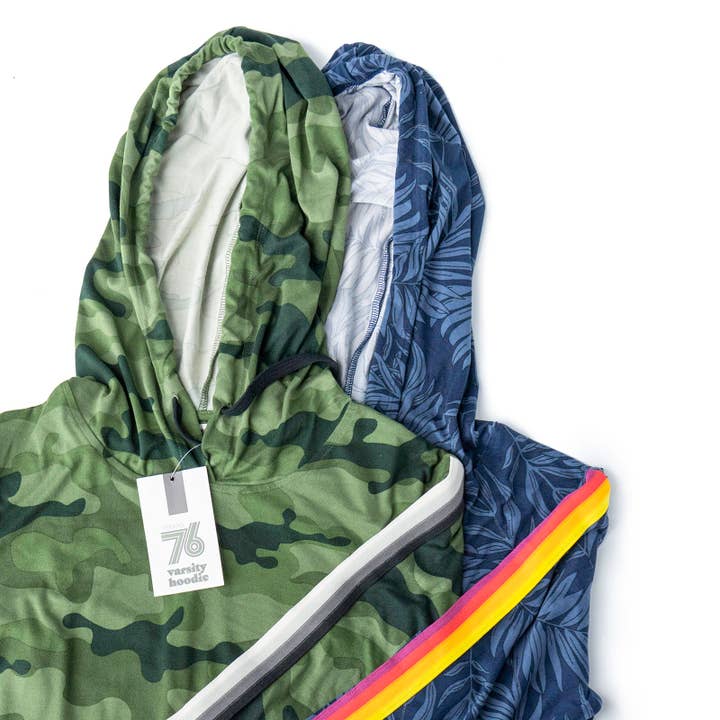 Felpa con cappuccio FITKICKS '76 Tropic Crush per la vendita all'ingrosso da parte di DM Merchandising