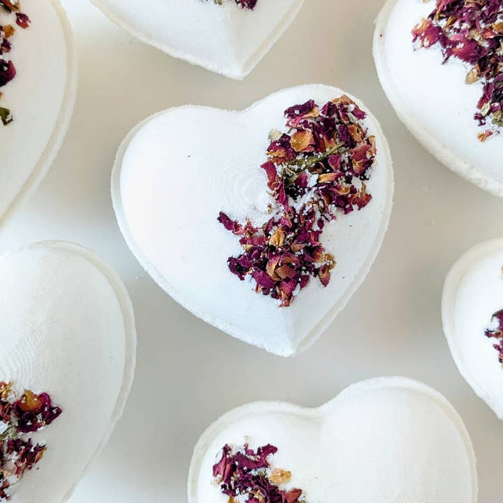 Beachy Bubbles Bath Co - Wholesale Bath Bomb/Fizz - Blooming Romance Bath Bomb
