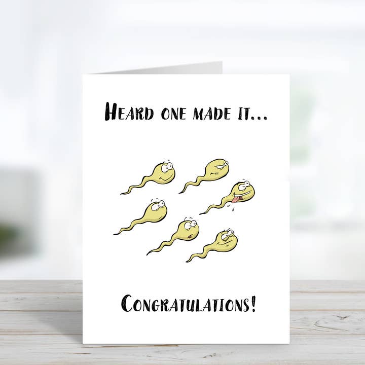 Heard One Made It Gratulationskort för wholesale av Cyndi and Sofi Designs