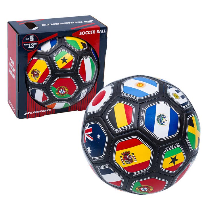 Internationale Vlag Kampioenen League Voetbal Maat 5 voor wholesale door Deluxe Import Trading