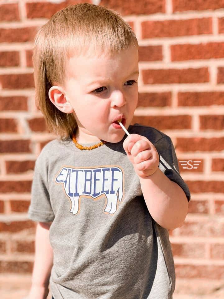 Flying S Company - Wholesale Screen Printed T-Shirt - Kids - Kids Eat Beef Tee4