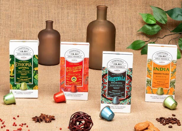 Caffè Corsini - Wholesale Instant Coffee/Espresso - 10 Guatemala 100% Arabica coffee capsules| Aluminum capsules2