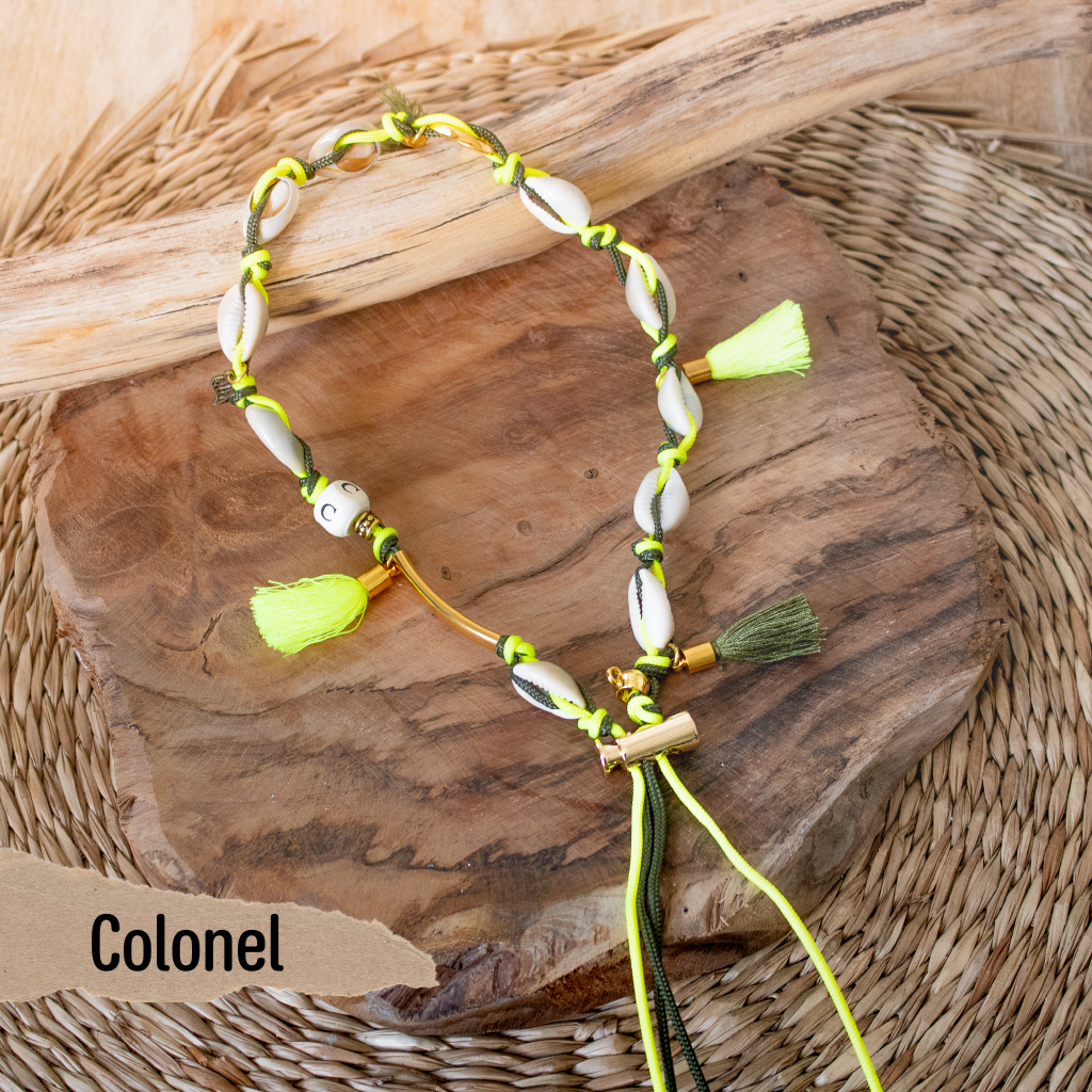 Frimousse Dog - Wholesale Pet Collar - Dog - "Surfer" shell necklaces for dog tag holder5