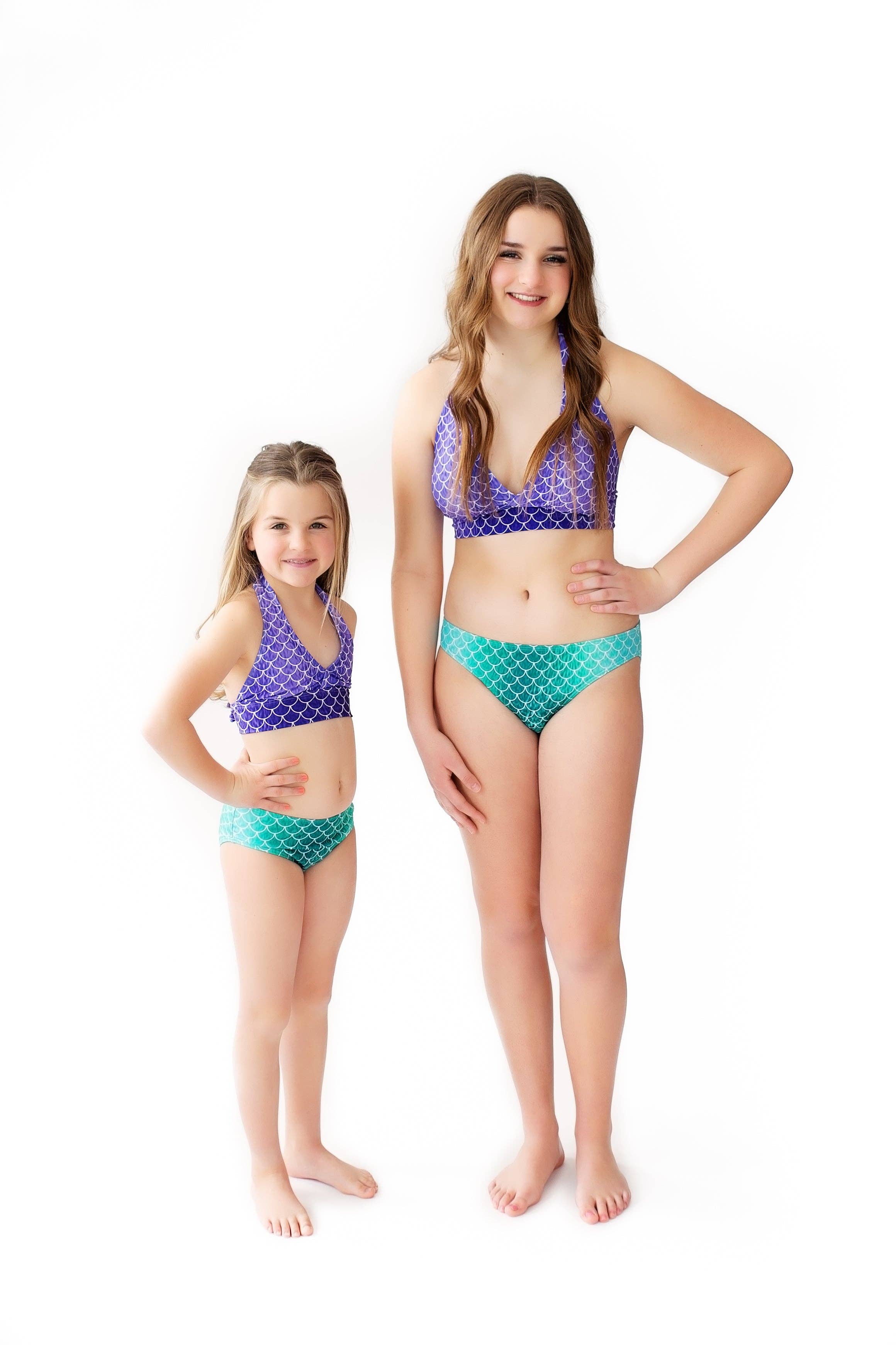 Sun Tail Mermaid - Wholesale Two Piece Swimsuit - Women's - Mermaid Magic Swimsuit for kids, toddlers, girls, teens, and women1