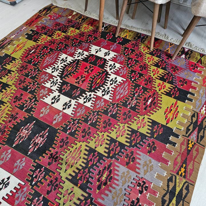 MesopotamiaRugs – wholesale Matta – 200x494 cm Stor kelimmatta