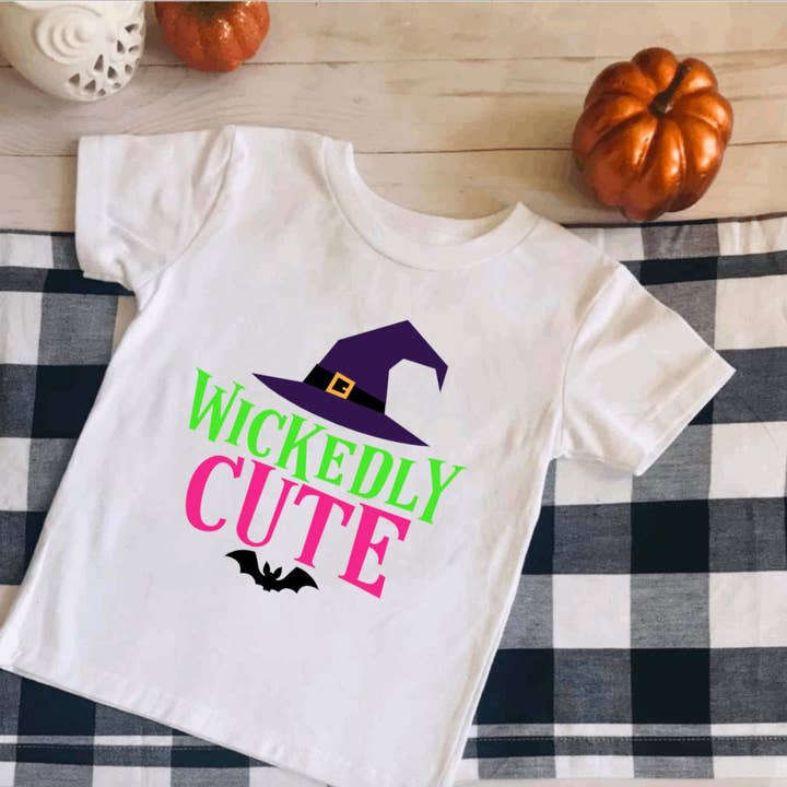 Wickedly Cute Witch Tee for wholesale by Sincere Sentiments LLC