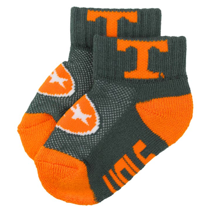 Tennessee Volunteers Baby Quarter Socks - 12-24 Months for wholesale by Donegal Bay
