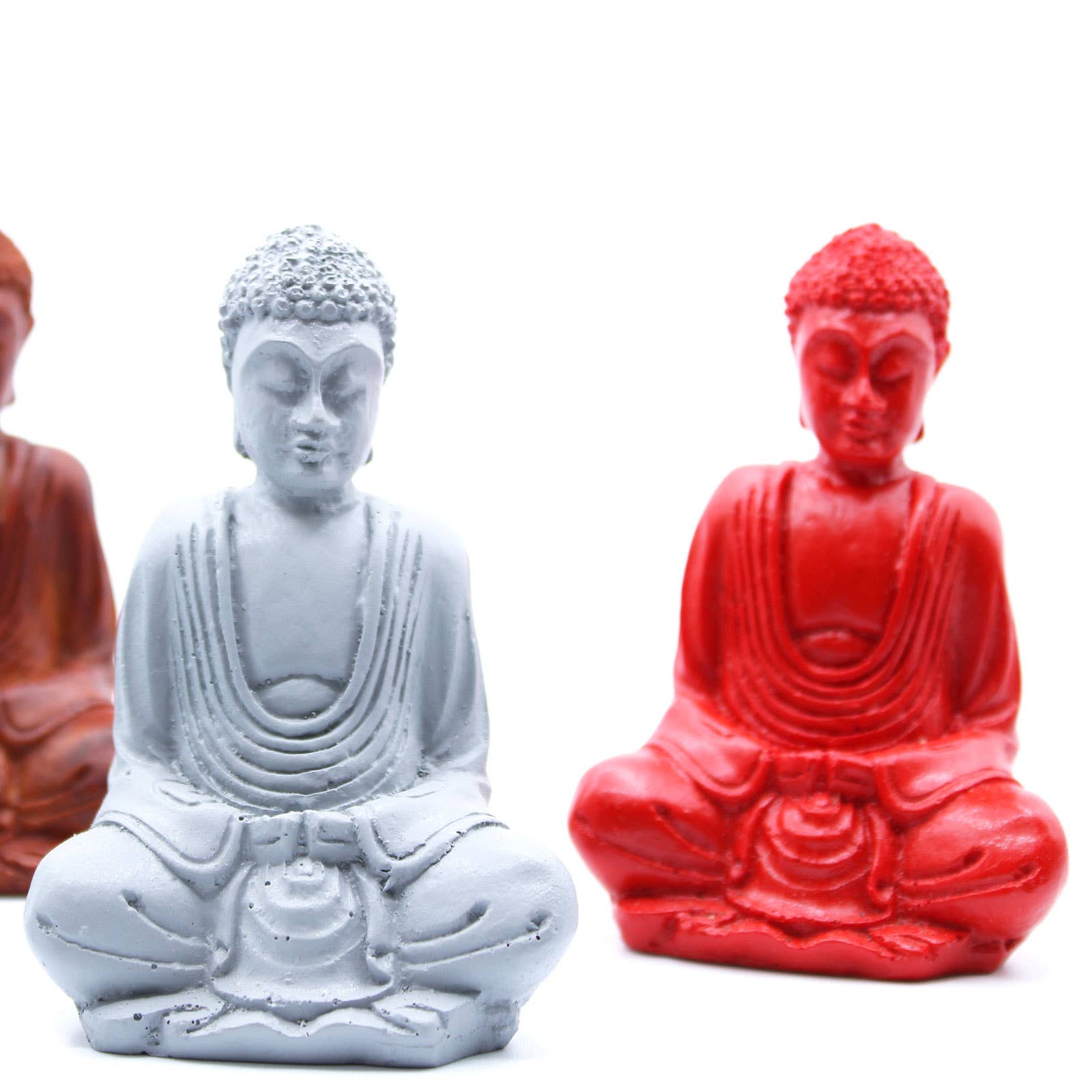 Ancient Wisdom – wholesale Decorative figurine – Matt Mini Buddha (Assorted Colours)1