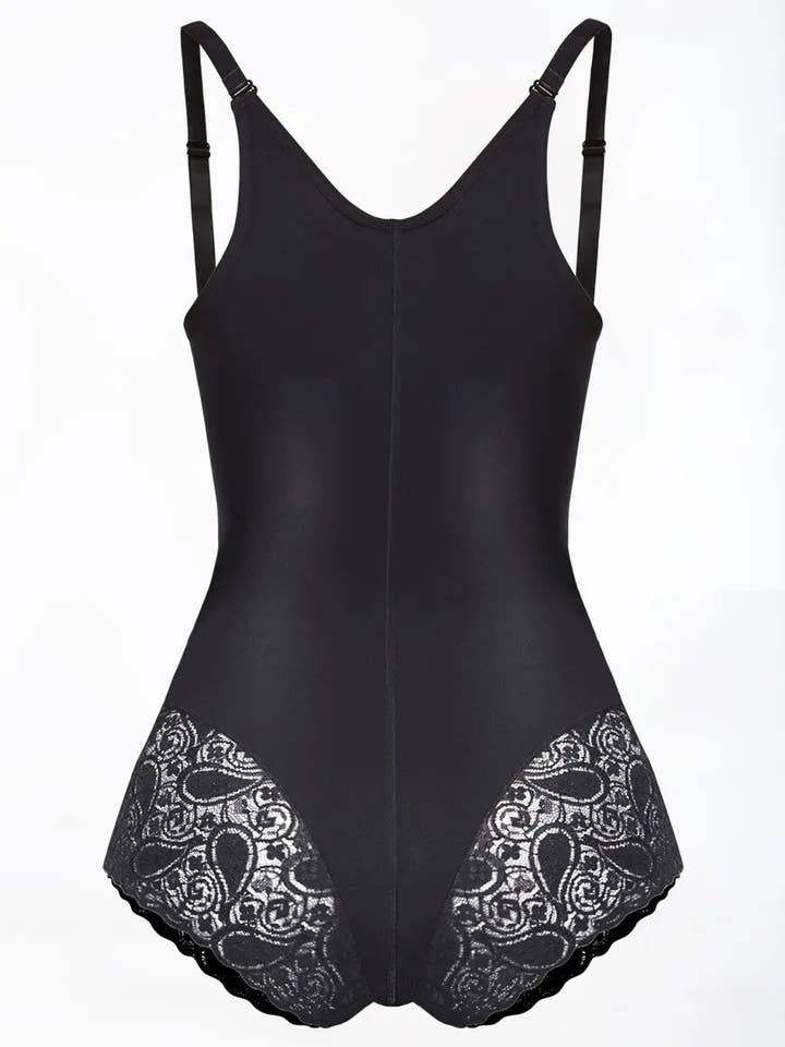 Curveez - Vente Sous-vêtements sculptants – femme - Body en dentelle taille basse5