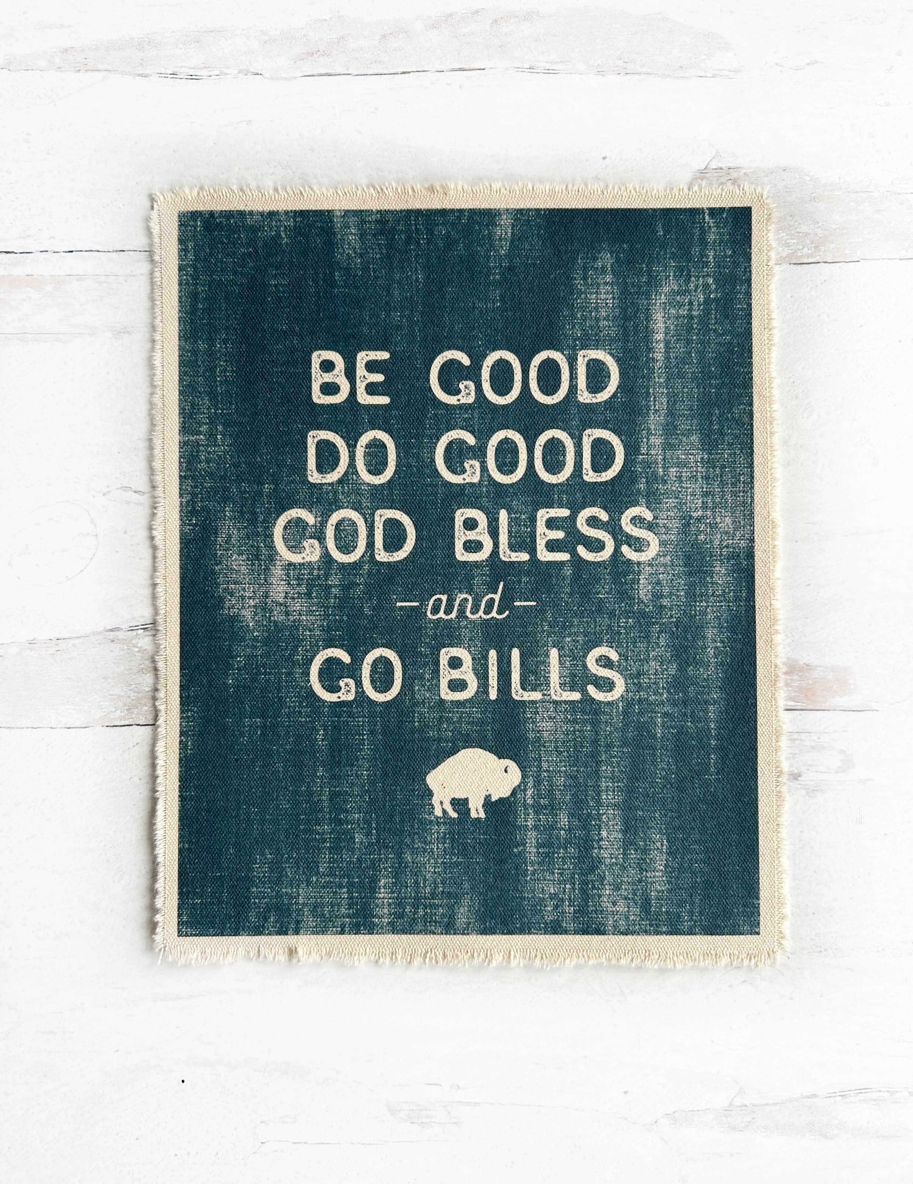 Perfect Day Print Co - Wholesale Art Print - Go Bills Josh Allen Quote Buffalo Canvas Art Print, 8x10