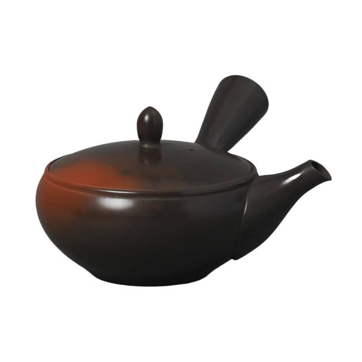 Tokoname Kyusu Teapot Deep Brown-Orange for wholesale on Faire0