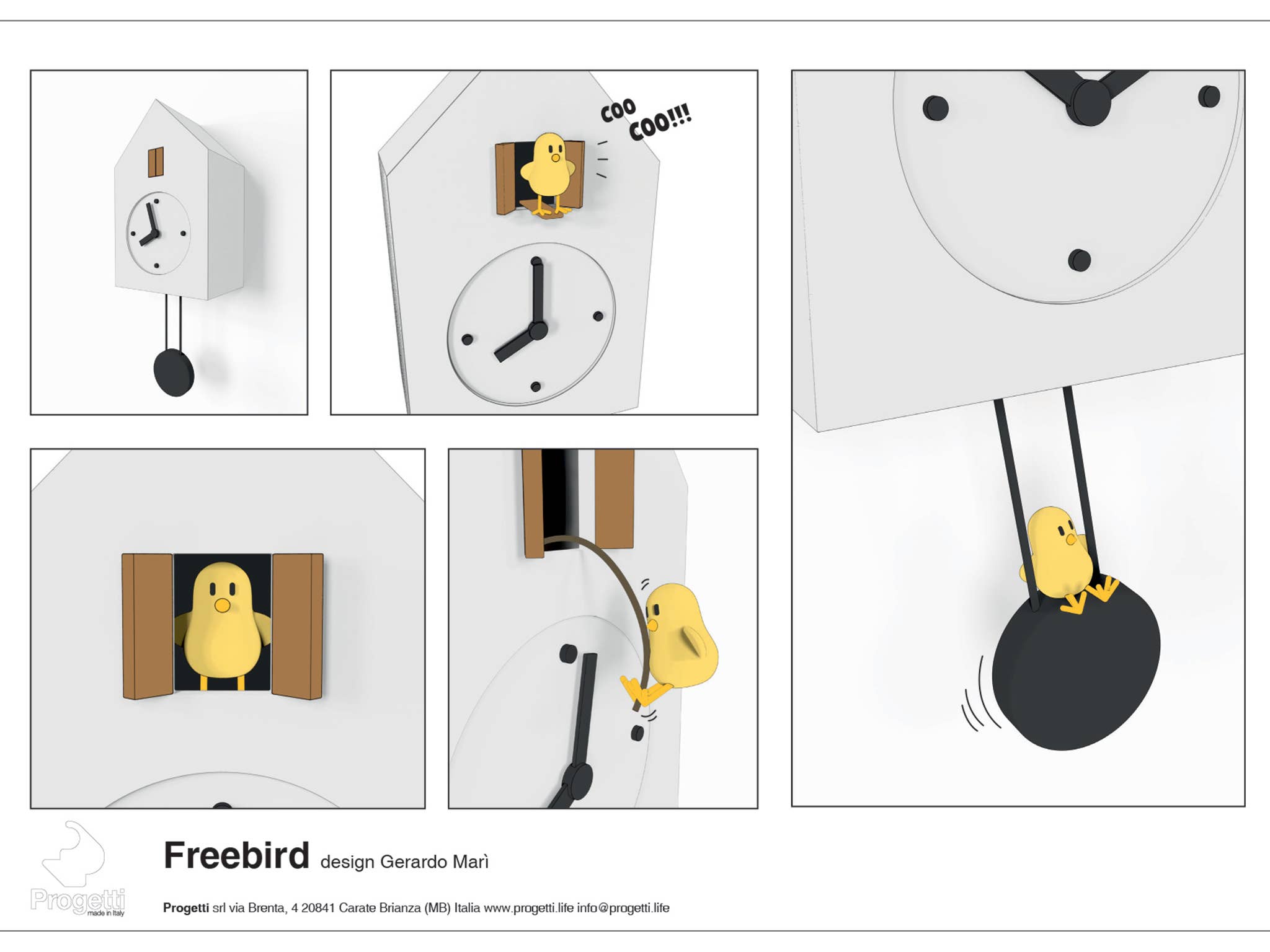 Progetti - Wholesale Wall Clock - Freebird9