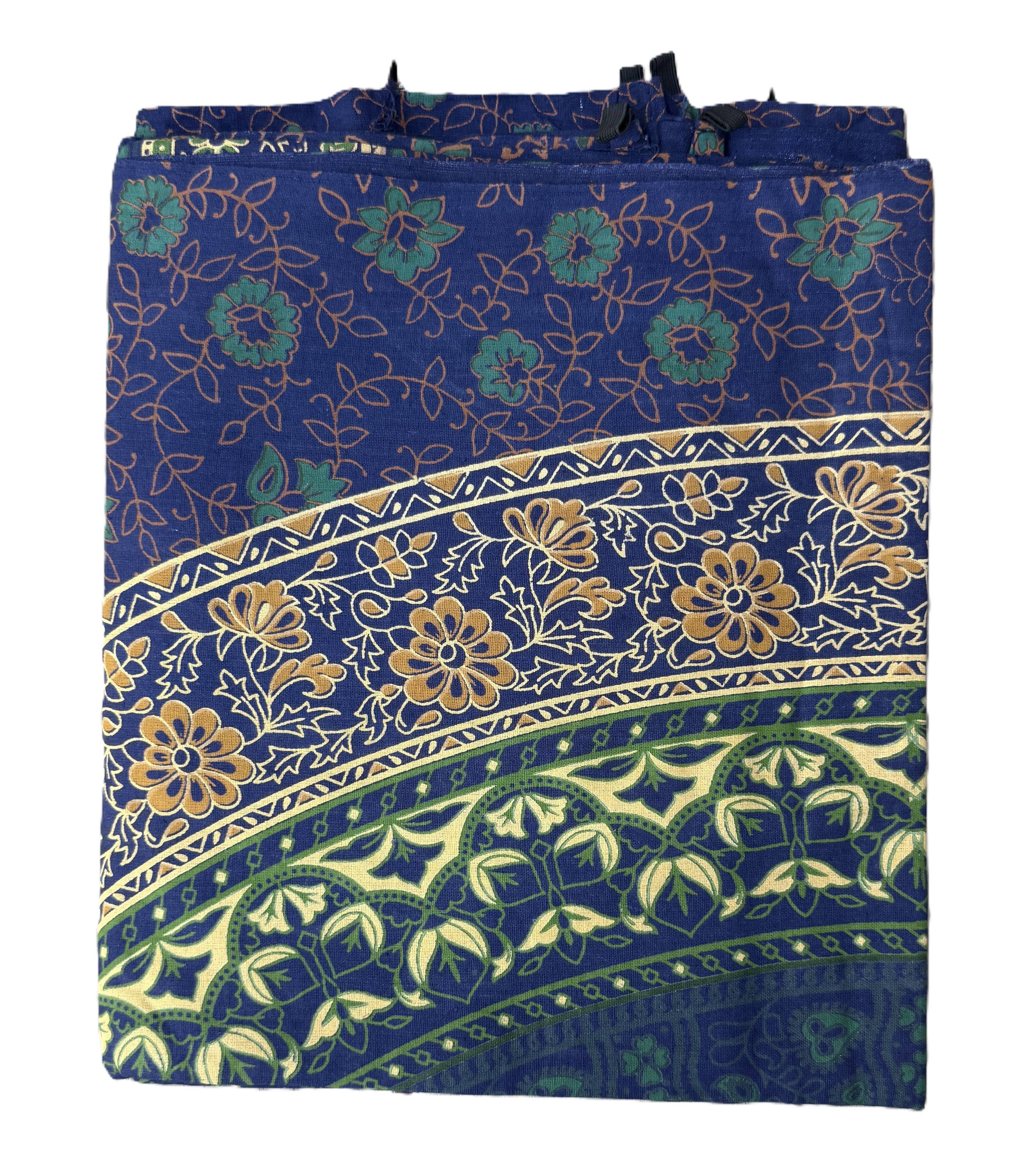 Lungta Imports - Wholesale Tapestry/Textile - Floral Mandala Tapestry Wall Decor Beach Throw 80X50 Inches13