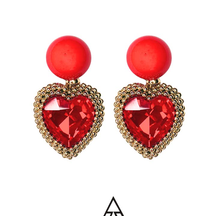PURE HEART EARRINGS for wholesale by bijoux dell'anno
