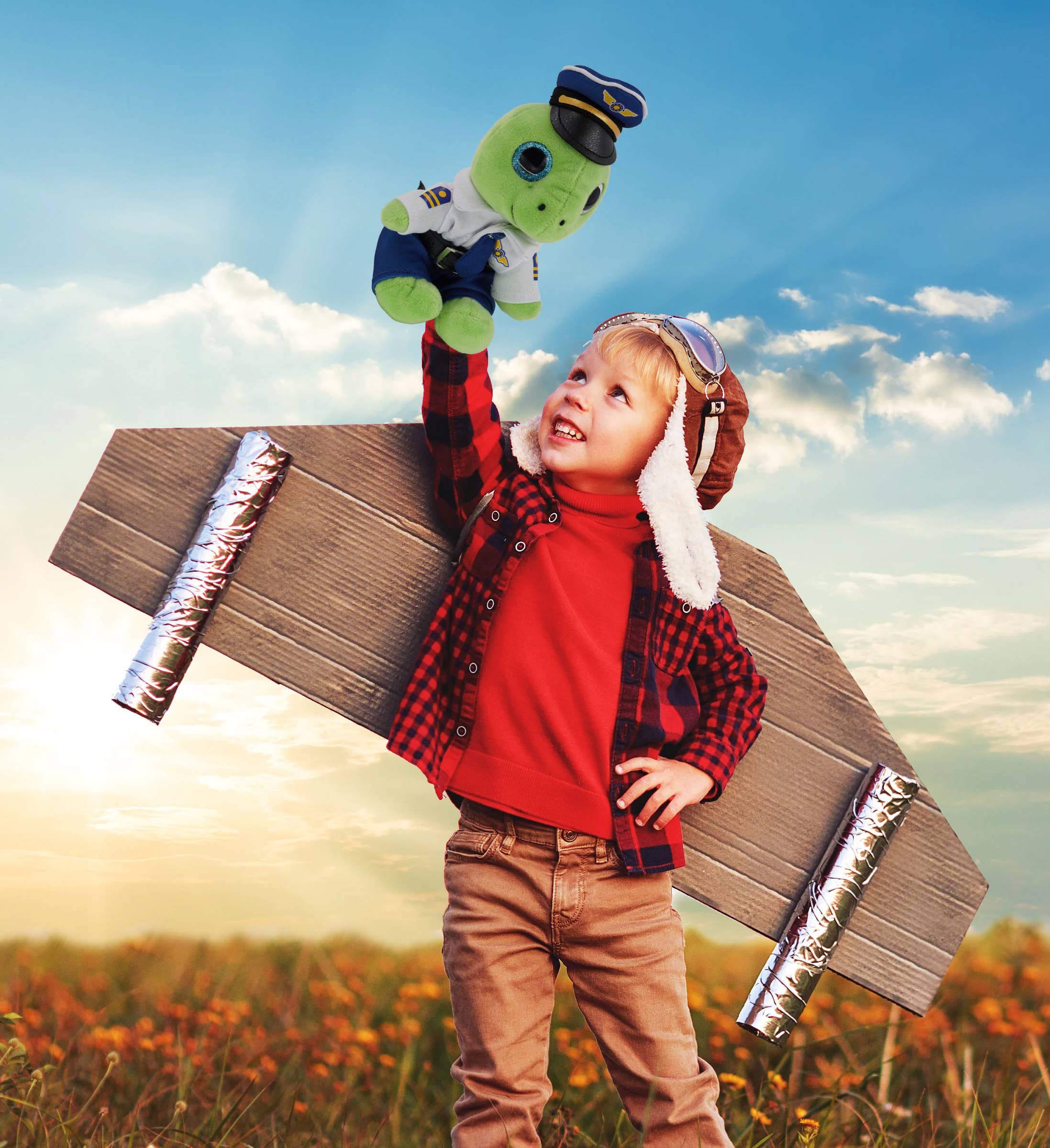 Cota Global – wholesale Utklädningsdräkter – Barn – Plysch Utklädnad - Liten Pilot5