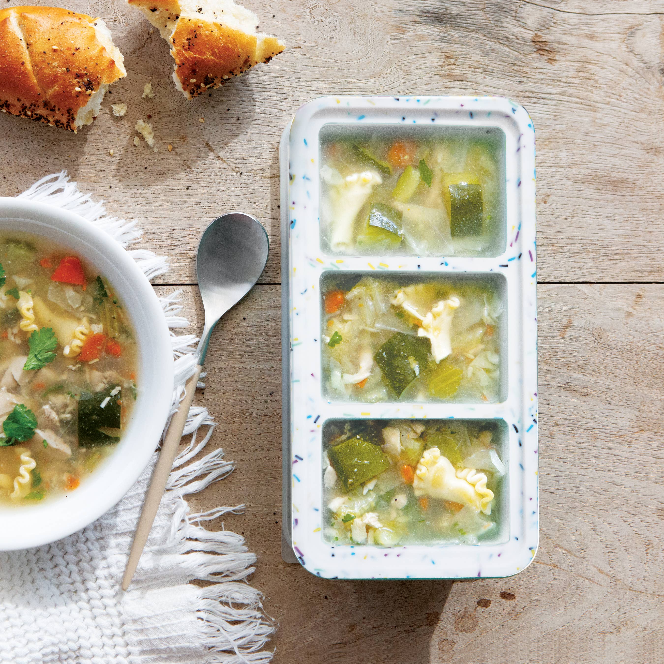 Oggi - Vendita all'ingrosso Contenitori per alimenti - Vassoio per porzioni alimentari - Prepara e porziona 1 tazza per frigorifero, congelatore7