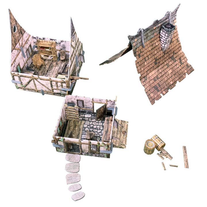 Battle Systems: Fantasy Town House for wholesale by QMDirect