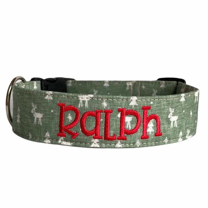 Reindeer Dog Collar by Duke & Fox®   for wholesale by Duke & Fox