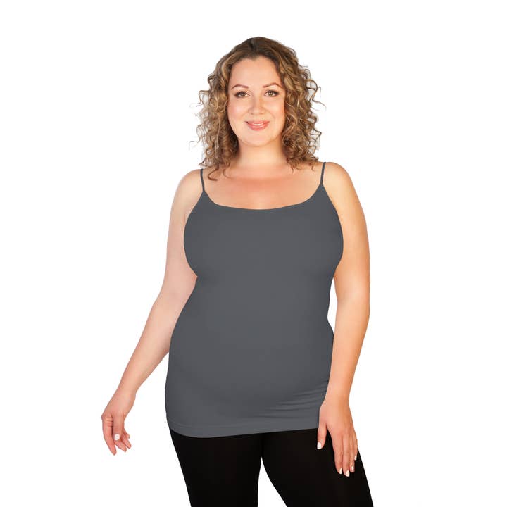 Skinnytees - Wholesale Camisole - Women's - Plus Basic Cami