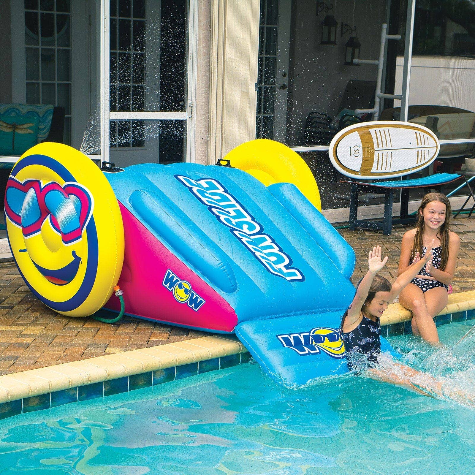 Wow Sports - Wholesale Inflatables - Fun Slide Pool Slide with Sprinkler6