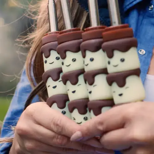 The S'mores Company – Engroshandel Ristepind – Marshmallow-ristestænger - Lyser i mørket - PDQ4