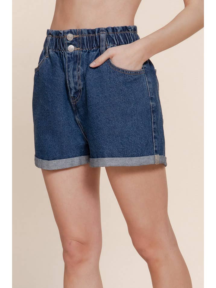 42POPS - Wholesale Korte broeken - Dames - Korte spijkerbroek met rafelige zoom Reg / Plus11