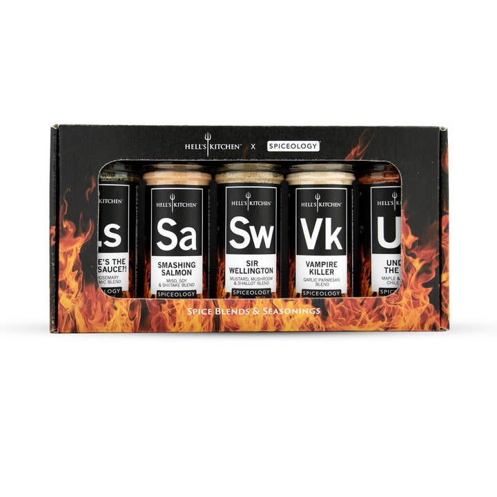 Spiceology - Wholesale Dried Spice Mix - Hell's Kitchen- Sinfully Delicious Variety Pack