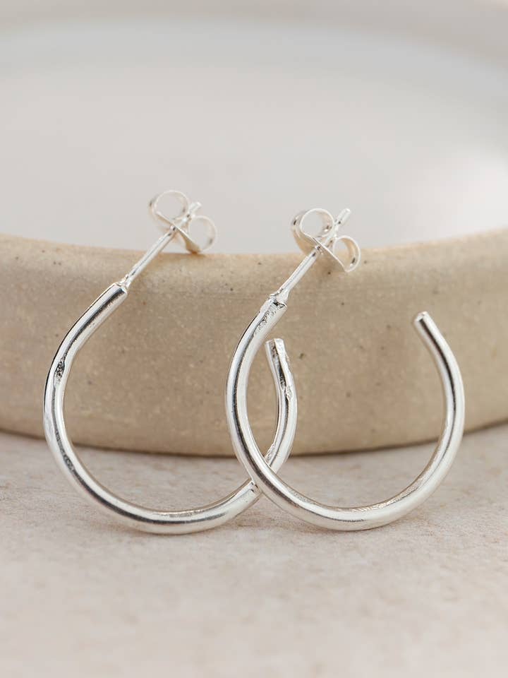 Sterling Silver Hoop Earrings - Everyday for wholesale by Lucy Kemp Jewellery