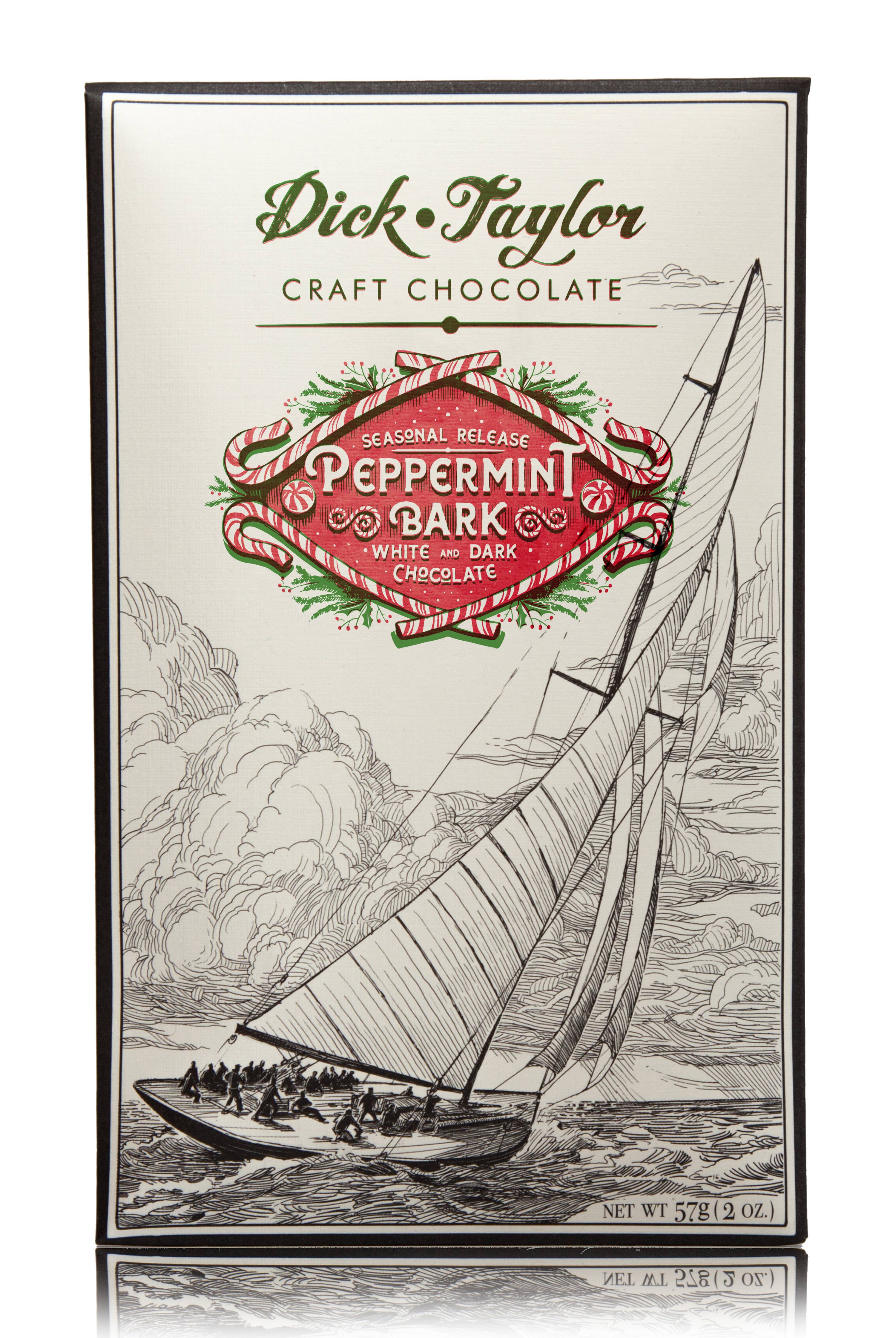 Dick Taylor Craft Chocolate - Venta al por mayor Chocolate - Chocolate blanco y negro con corteza de menta5