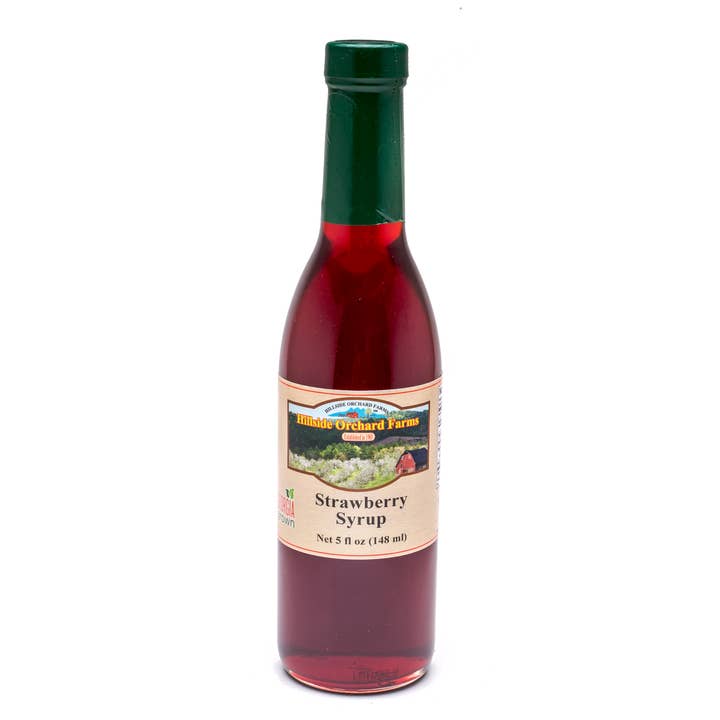 Strawberry Syrup for wholesale by Hillside Orchard Farms