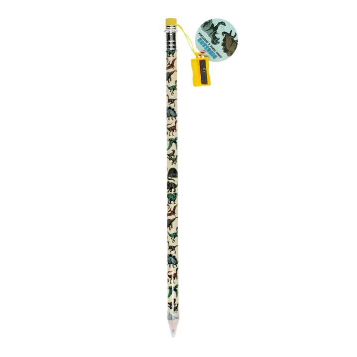 Jumbo pencil with sharpener - Prehistoric Land for wholesale by Rex B2B - UK
