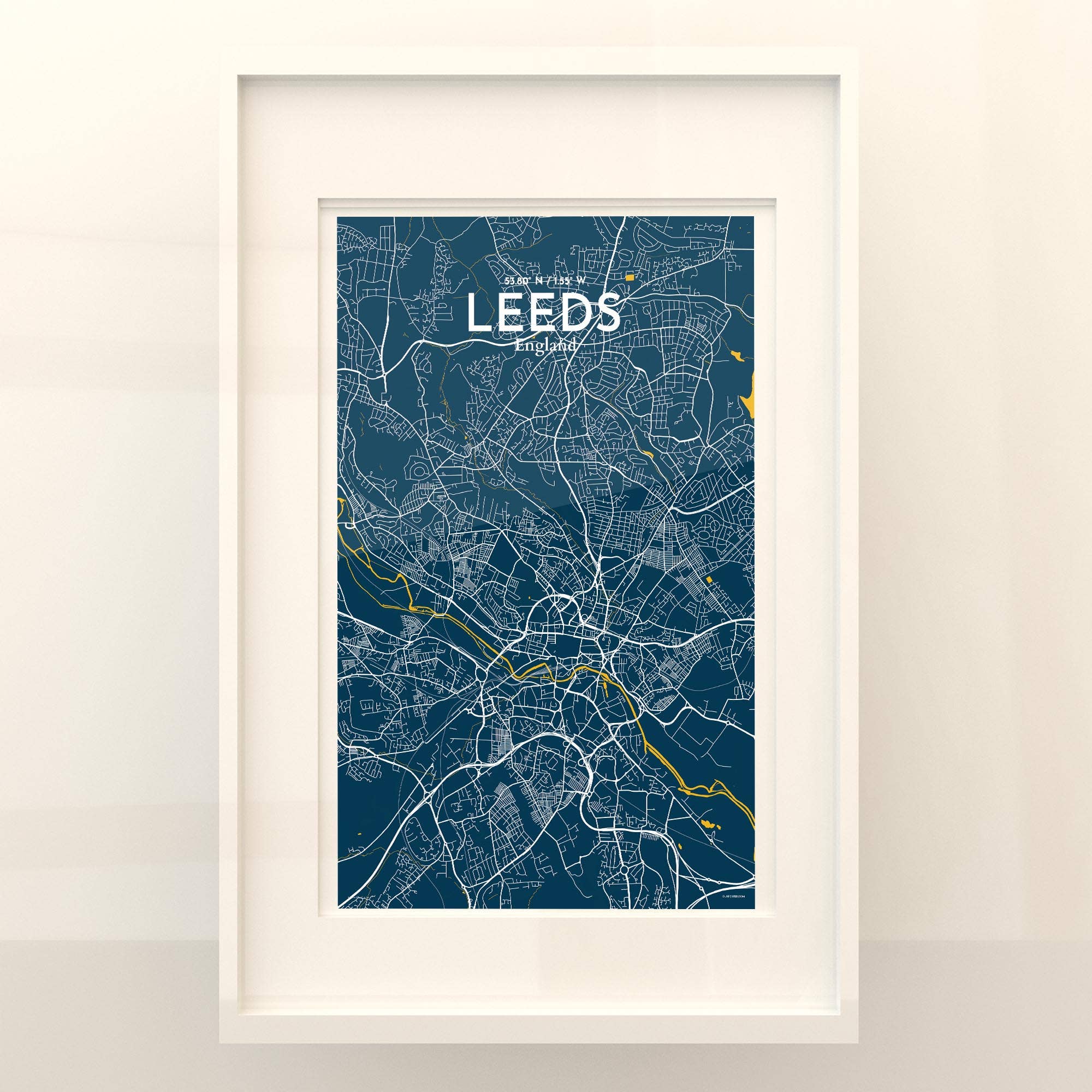 OurPoster.com – wholesale Poster – Leeds karta affisch145