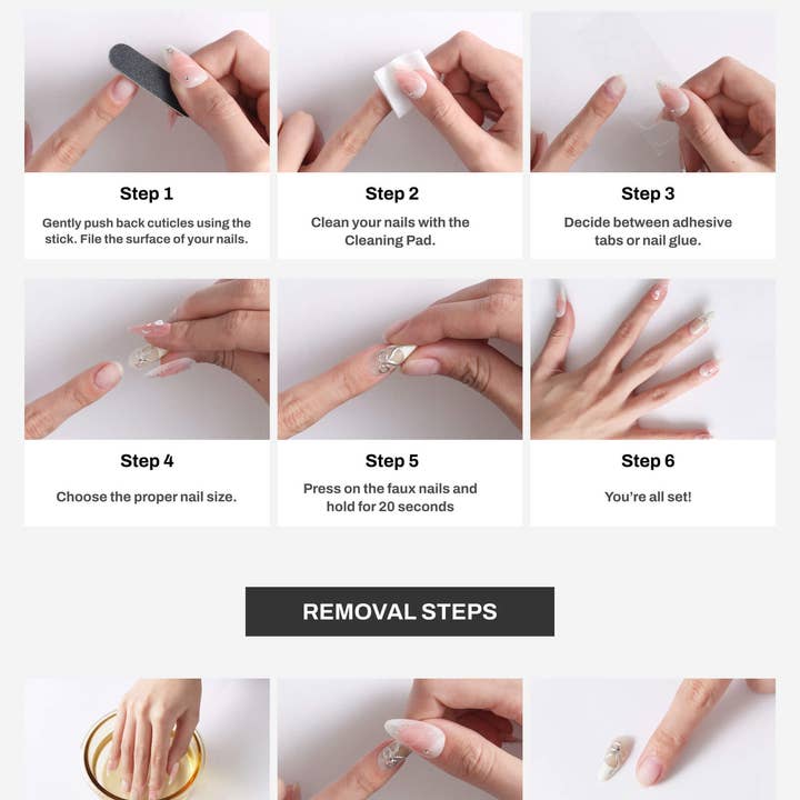 Never Have I Ever - Wholesale Press-On/Fake Nails - PASTEL MIFFY - ALMOND PRESS-ON NAILS7