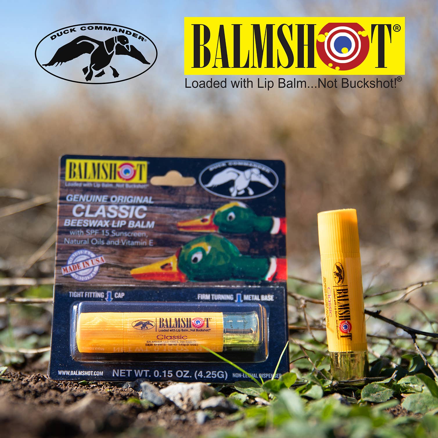 BALMSHOT Lip Balm - Wholesale Lip Balm - Balmshot & Duck Commander Beeswax SPF Lip Balm4