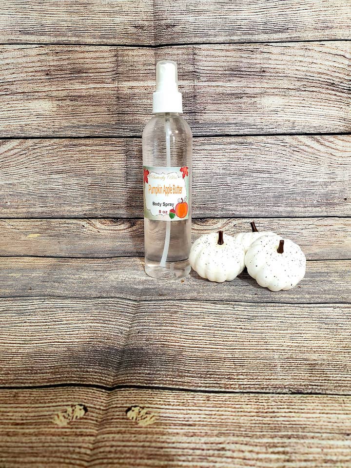 Körpernebel und Parfümspray mit Kürbis-Apfelbutter-Duft | Körperspray mit Kürbisduft | Apfelbutter-Duftnebel | Kürbis-Apfelbutter für den Großhandel von Butterfly Bliss
