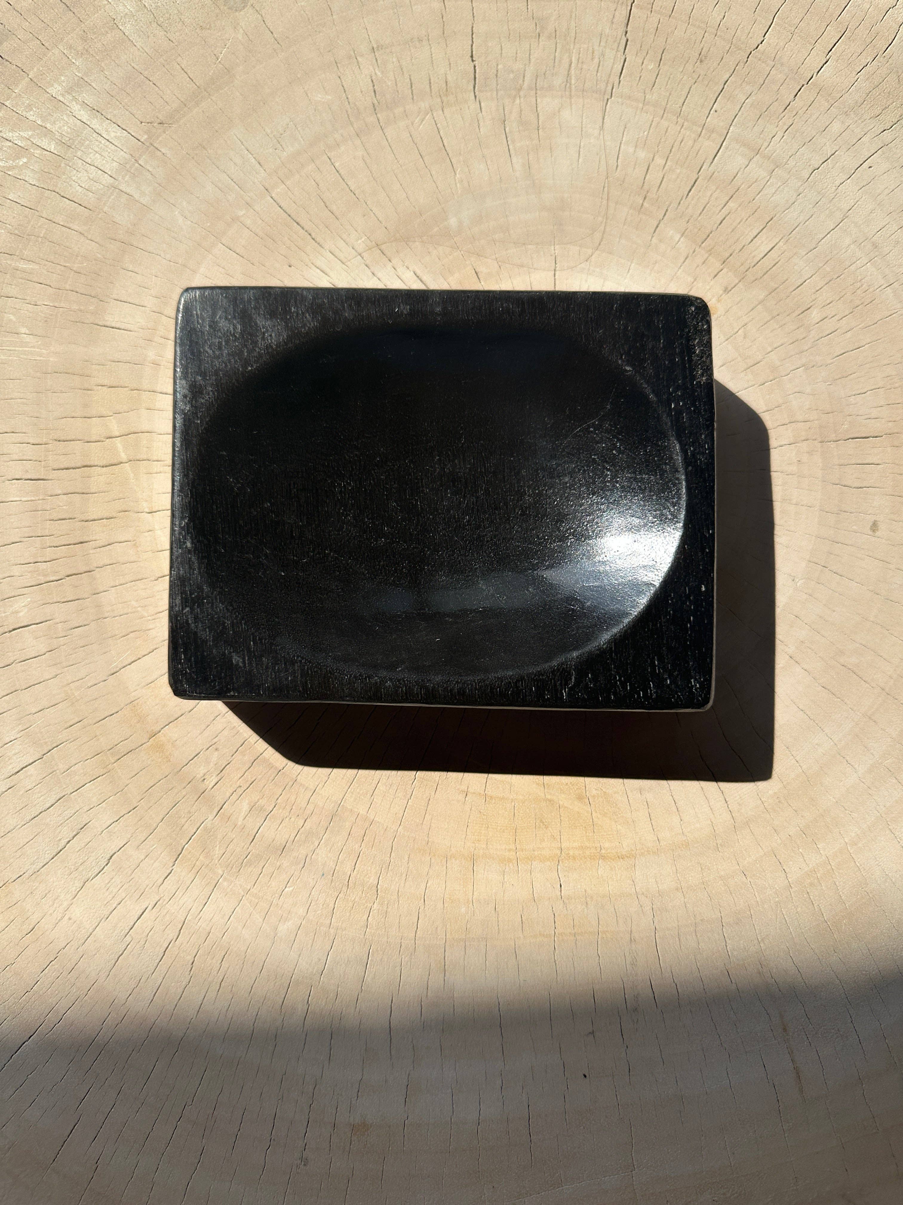 Office Objets - Wholesale Bath Soap Dish - Petrified wood soap dish with white underside32