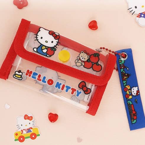 K-Wonderland - Wholesale Card Holder - Women's - Sanrio Hello Kitty Clear Card Wallet bag charm10