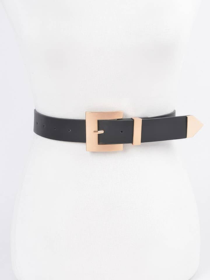 Classic Big Buckle Belt for wholesale by CC Wholesale Clothing