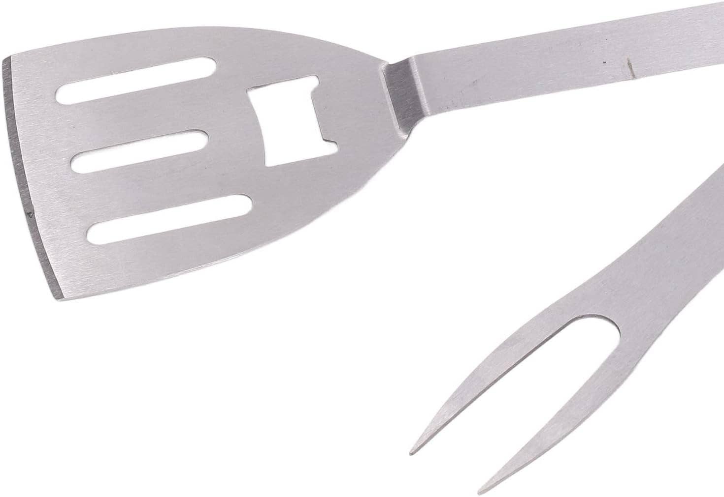 VIGOR - Vendita all'ingrosso Utensile per barbecue - Set di utensili BBQ, Set di utensili BBQ 5 in 1 multifunzione pieghevole portatile spatola (confezione da 10)8