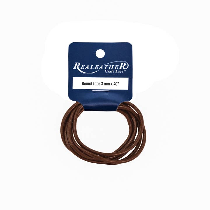 Realeather - Wholesale Craft Supplies - Round Leather Lace Hank16