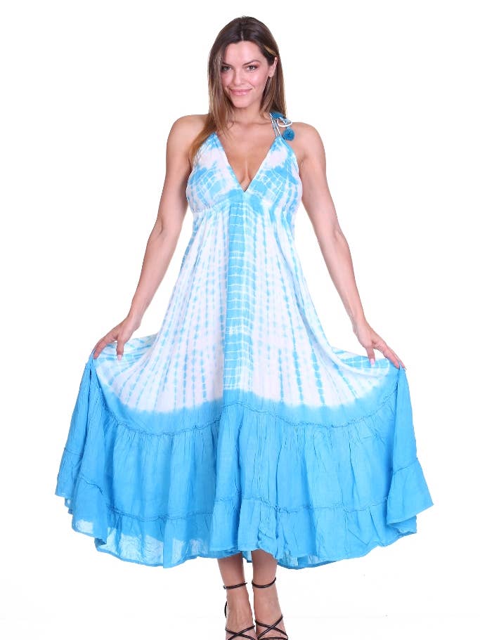 Robe licou à nouer et à teindre 8105 pour la vente par Sol