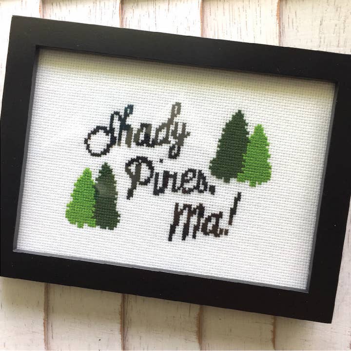 Shady Pines, Ma! Cross Stitch Kit for wholesale by Spot Colors