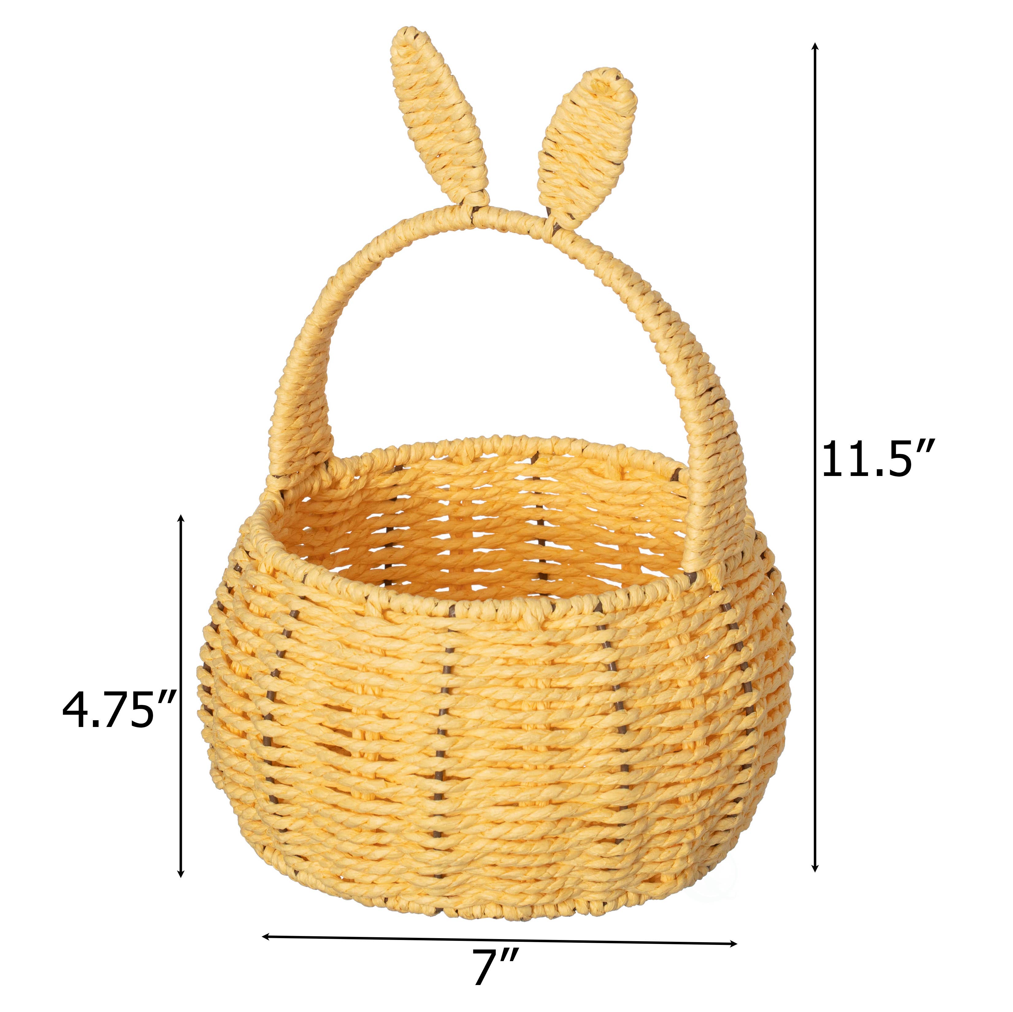 Quickway Imports - Wholesale Mand - Paashaas-oormand met handvat, multifunctionele mand5