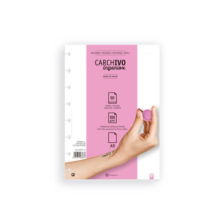 CARCHIVO - Wholesale Notepad - Premium Paper Refills for INGENIOX® - Pack of 105
