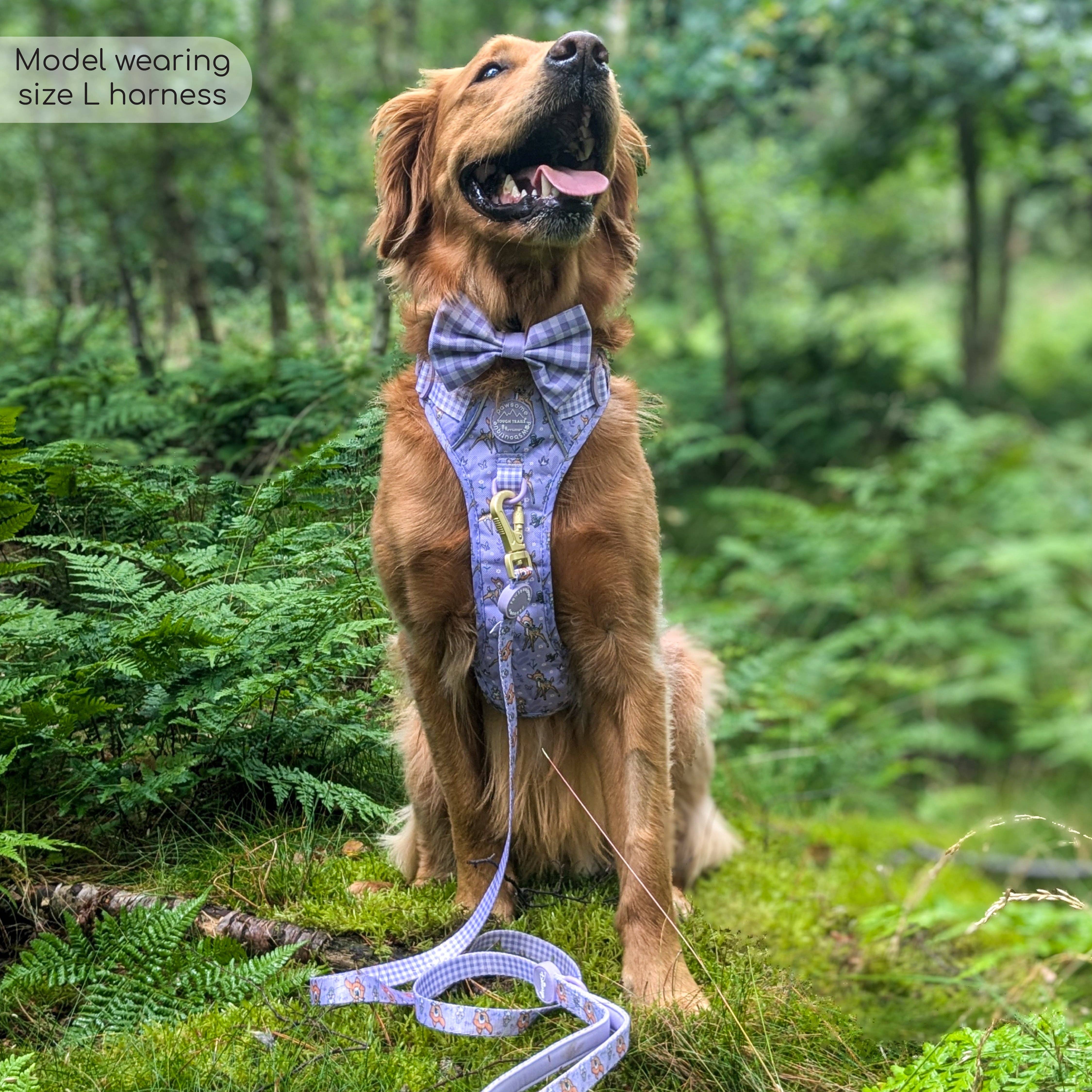 Pawsome Paws - Wholesale Pet Harness - Dog - Disney© Tough Trails™ Harness - Bambi + Friends Lilac6
