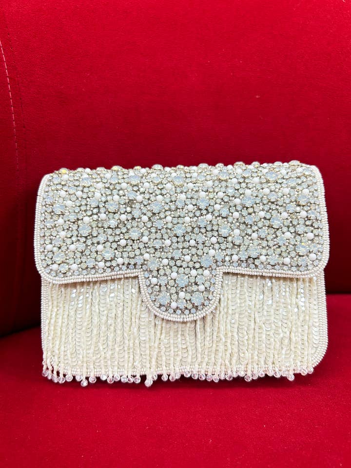 Embellished clutch bag 10454 for wholesale by Ranee's Accessories
