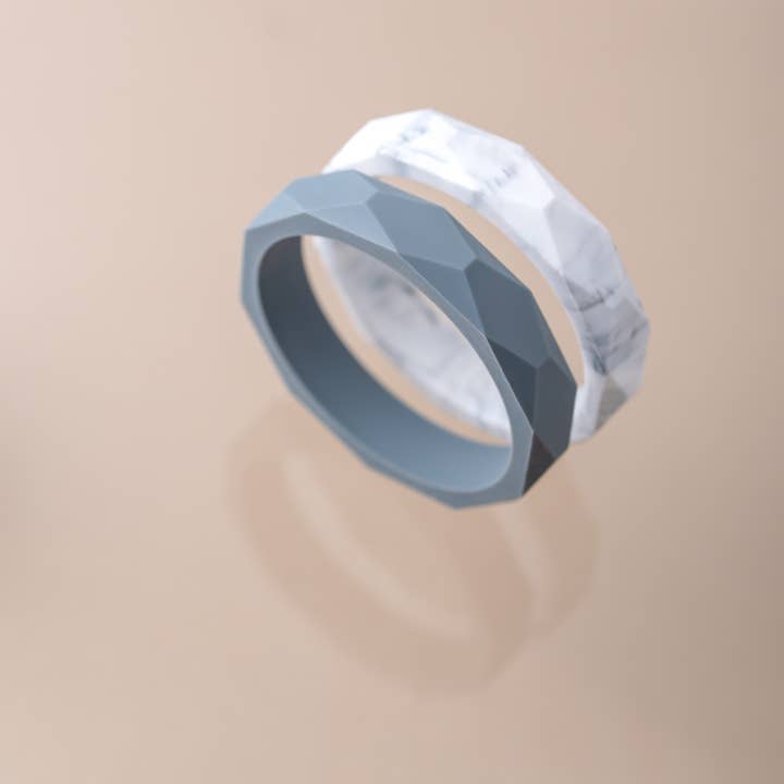 East London Baby Co – Großhandel Armreif – Marble Geometrisches Silikon Zahnen Armreif für Mütter5