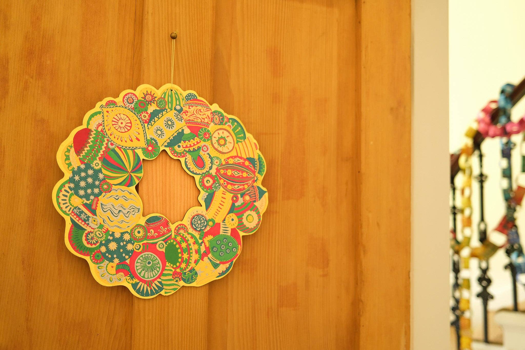 East End Press – wholesale Wreath – UK/EU: Bauble Cotton Board Wreath7