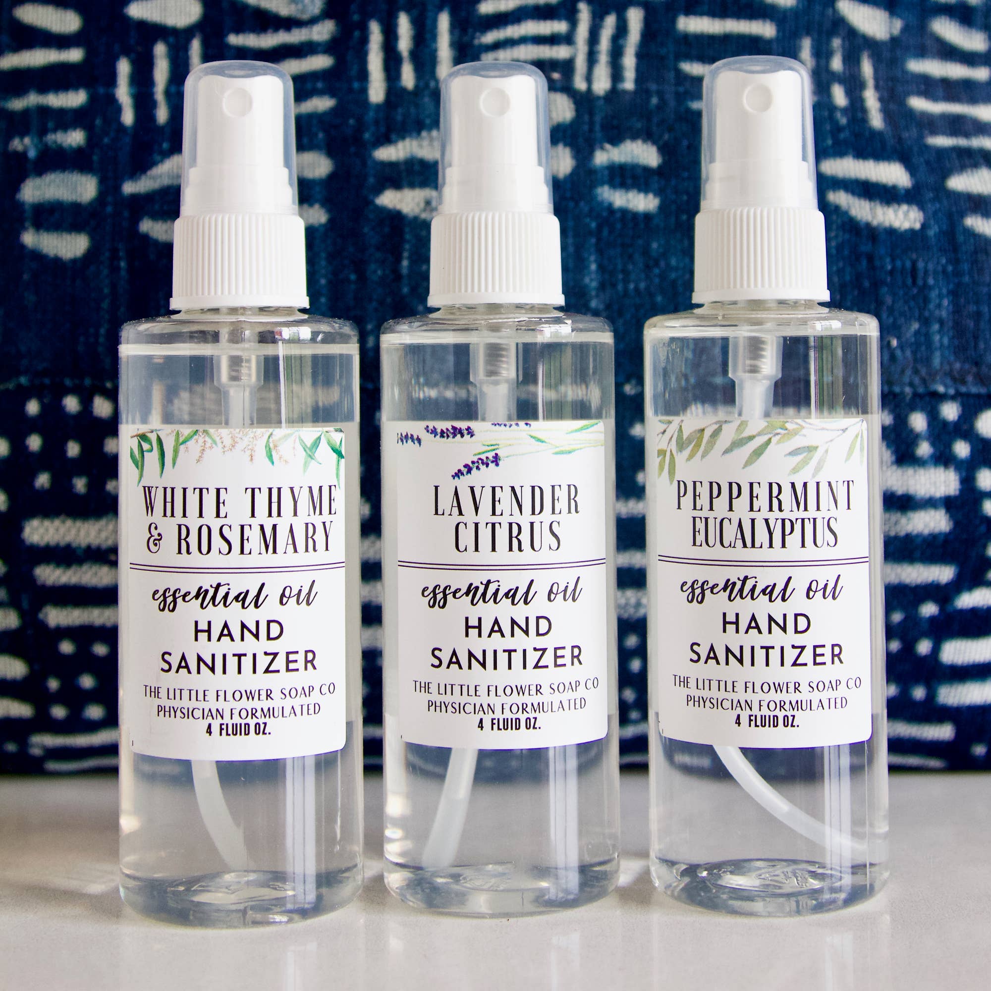 The Little Flower Soap Co - Wholesale Hand Sanitizer - Hand Sanitizer Spray 4oz Bottle - White Thyme & Rosemary7